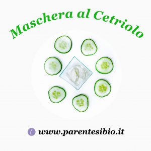 maschera viso al cetriolo