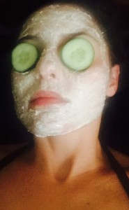 maschera viso al cetriolo