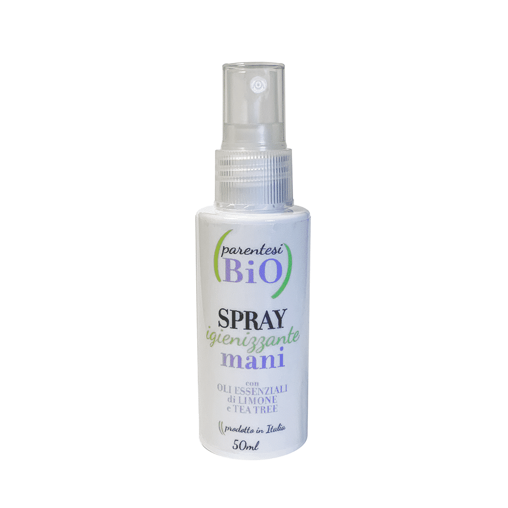 Spray con azione Igienizzante mani al tea tree oil - Parentesi Bio - il Bio  Blog e shop online