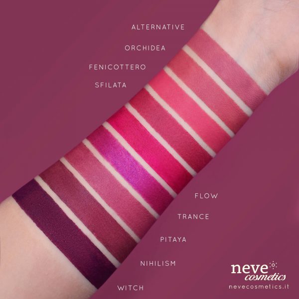Pastello labbra nelle tonalità fucsia:magenta:rosa:viola.