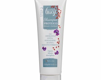 Shampoo Proteico idratante e lucidante con Cheratina e Olio di Semi di Lino