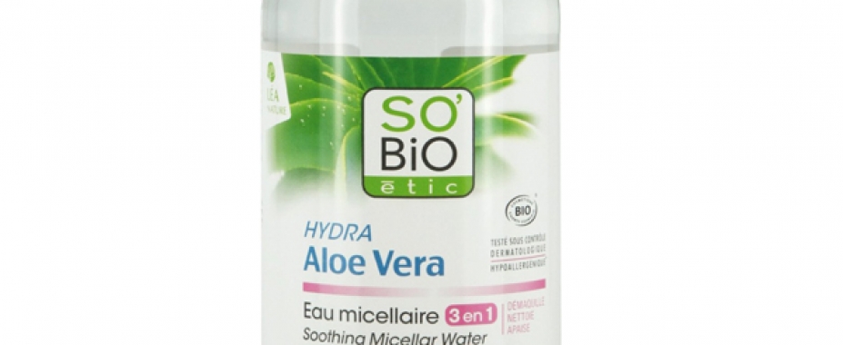 So’Bio etic: acqua micellare aloe vera 3 in 1